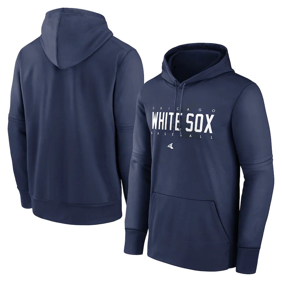 Men 2023 MLB Chicago White Sox blue Sweatshirt style 1->customized ncaa jersey->Custom Jersey